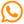 Ícone em laranja com simbolo do WhatsApp